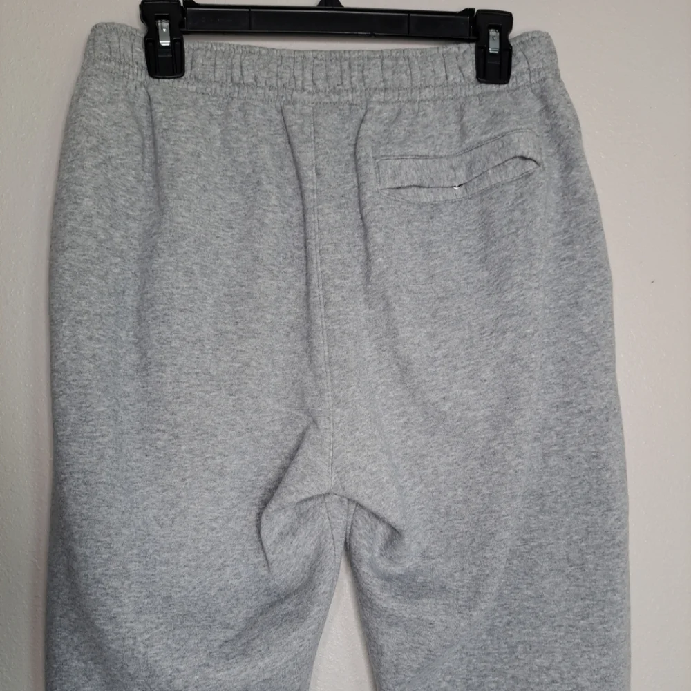 Nike Spartan Basketball Fleece Pants Mens Sz Medium Gray Jogger Sweatpants Logo - Picture 11 of 16